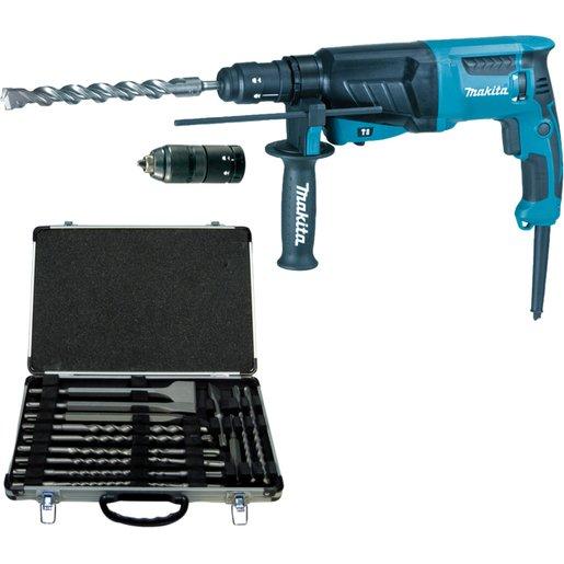 Bohrhammer elektrisch mit Bohrer / Meissel - Set