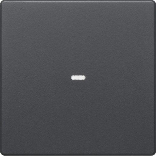 Abdeckung für Tastsensor-Modul 1-fach mit Linse Q.1/Q.3 anthrazit