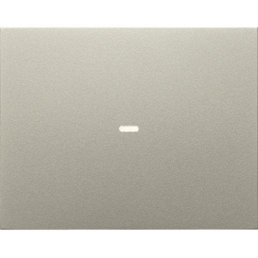 Abdeckung für Tastsensor-Modul 1-fach mit Linse K.5 edelstahl matt