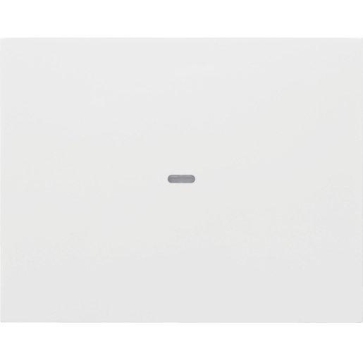 Abdeckung für Tastsensor-Modul 1-fach mit Linse K.1 polarweiß glänzend