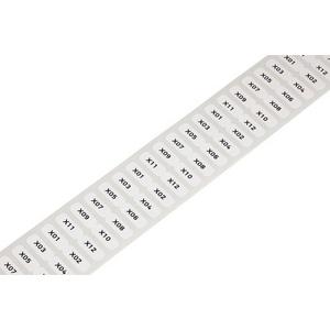 Etikettenrolle 15 x 6 mm weiß
