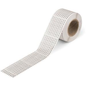 Endlosetiketten 2,3 mm weiß