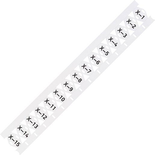 Kabelbündelmarkierer 25 x 20 mm weiß