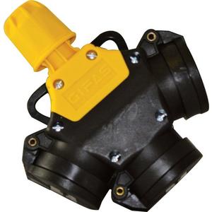 Vollgummi-Dreifach-Schukokuppl. 16A 230V Industrieausf.