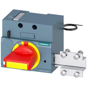 Frontdrehantrieb NOT-AUS mit Türverr. IEC IP30/40 Beleuchtung für 3VA1 100/160