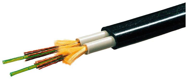 Fiber Optic Cable aufteilbar vorkonfektioniert 4 BFOC-Stecker L = 75 m