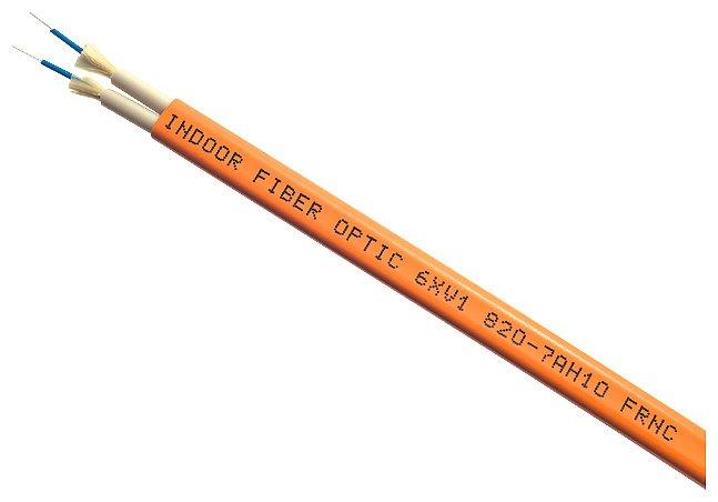 Indoor Fiber Optic halogenfreie trittfeste LWLINNENLEITUNG.METERWARE