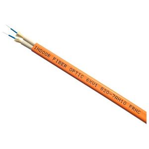 Indoor FO halogenfrei trittfest LWL-Innenltg. 4 BFOC Stecker L = 25m