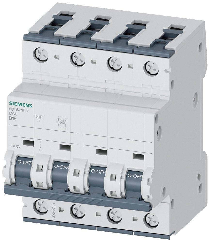 LS-Schalter 400V 6kA 4P B 16A T=70mm