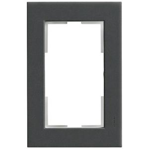 DELTA miro Rahmen 2-fach carbonmetallic
