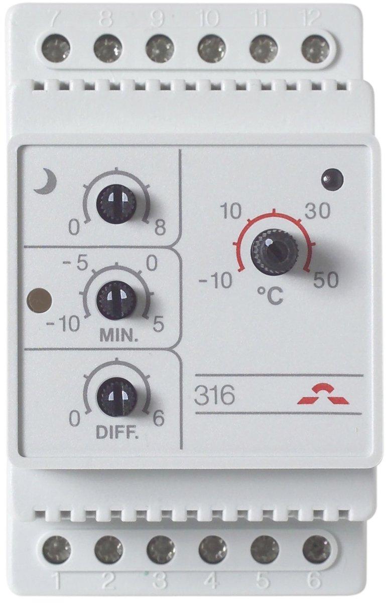Thermostat Devireg 316 Devi 19113216 -10 b. +30°C