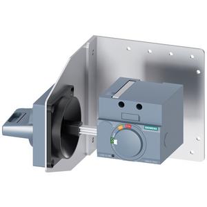 Seitenwand-Drehantrieb Standard IEC IP65 mit Montagewinkel - für 3VA1 100/160