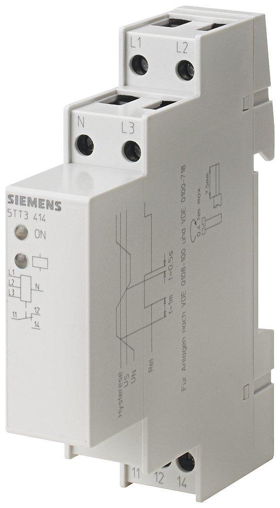 Spannungsrelais AC230/400V 0,85 1 Wechslerkontakt Ansprechverz. 0,5 S
