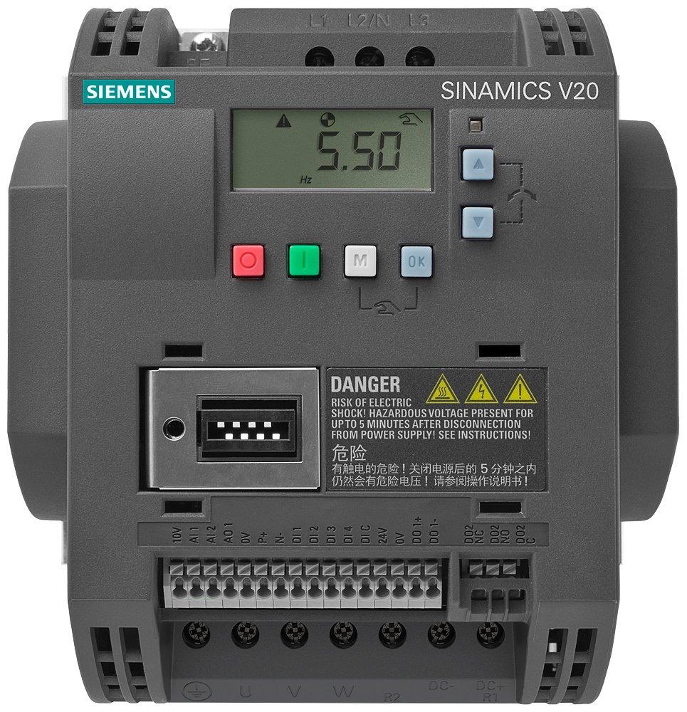 SINAMICS V20 3AC380-480V-15/+ 10% 47-63Hz Nennleistung 1,1kW