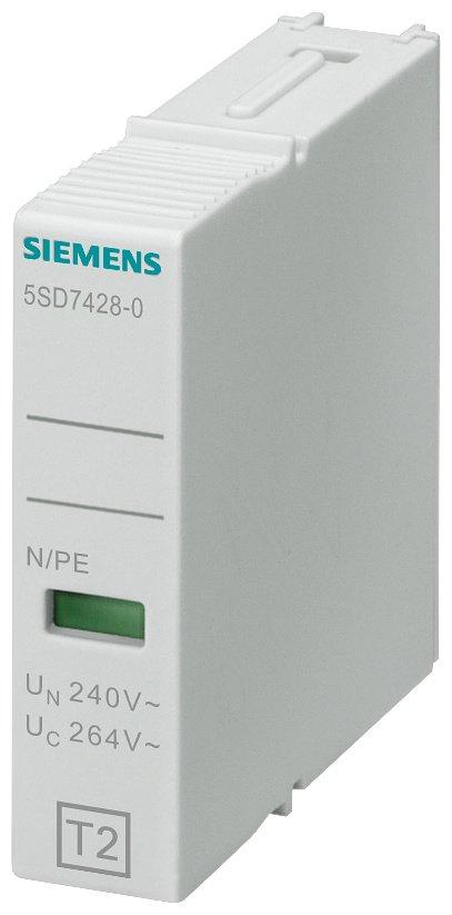Steckteil Typ 2 N-PE Anforderungskl. C, UC260V 1pol, schmale Bauform