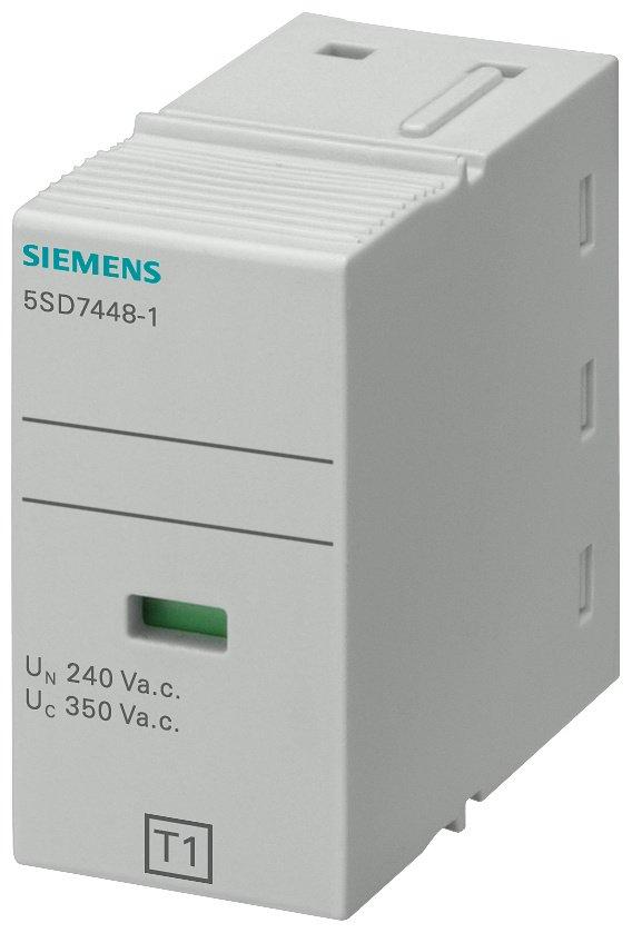 Steckteil Typ 1 L-N Anf.kl. B UC 350V 1pol für Kombi-Ableiter 5SD744..