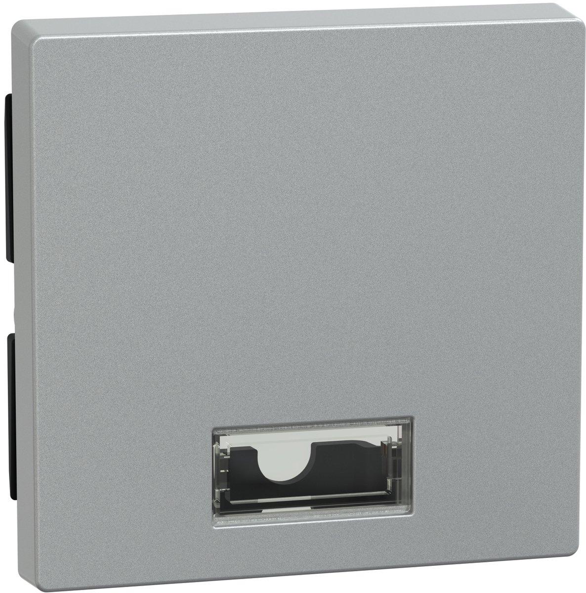 Wippe mit rechteckigem Symbolfenster aluminium