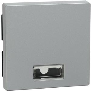 Wippe mit rechteckigem Symbolfenster aluminium