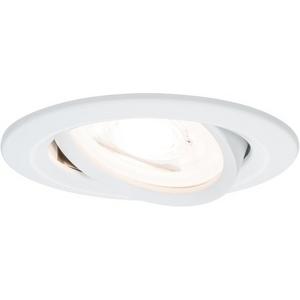Einbauspot Nova rund schwenkbar max. 35W GU10 51mm Weiß matt