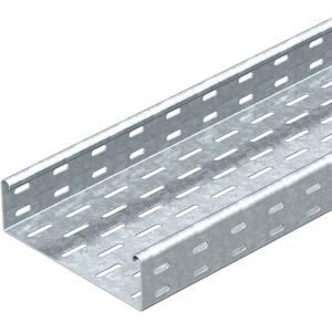 Kabelrinne SKS gelocht mit Verbinder-Set Stahl bandverzinkt 60x100x3000 mm