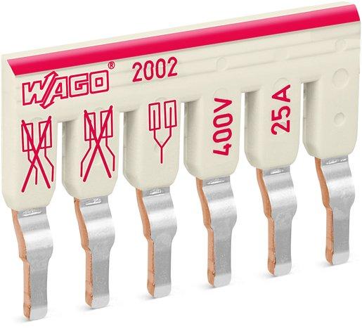 Schachtelbrücker 25A isoliert Serien 2002 und 2003 6-fach lichtgrau