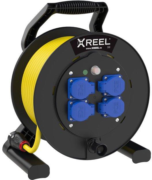Kabeltrommel XREEL Ø 310mm 3x1,5 mm 50m gelb