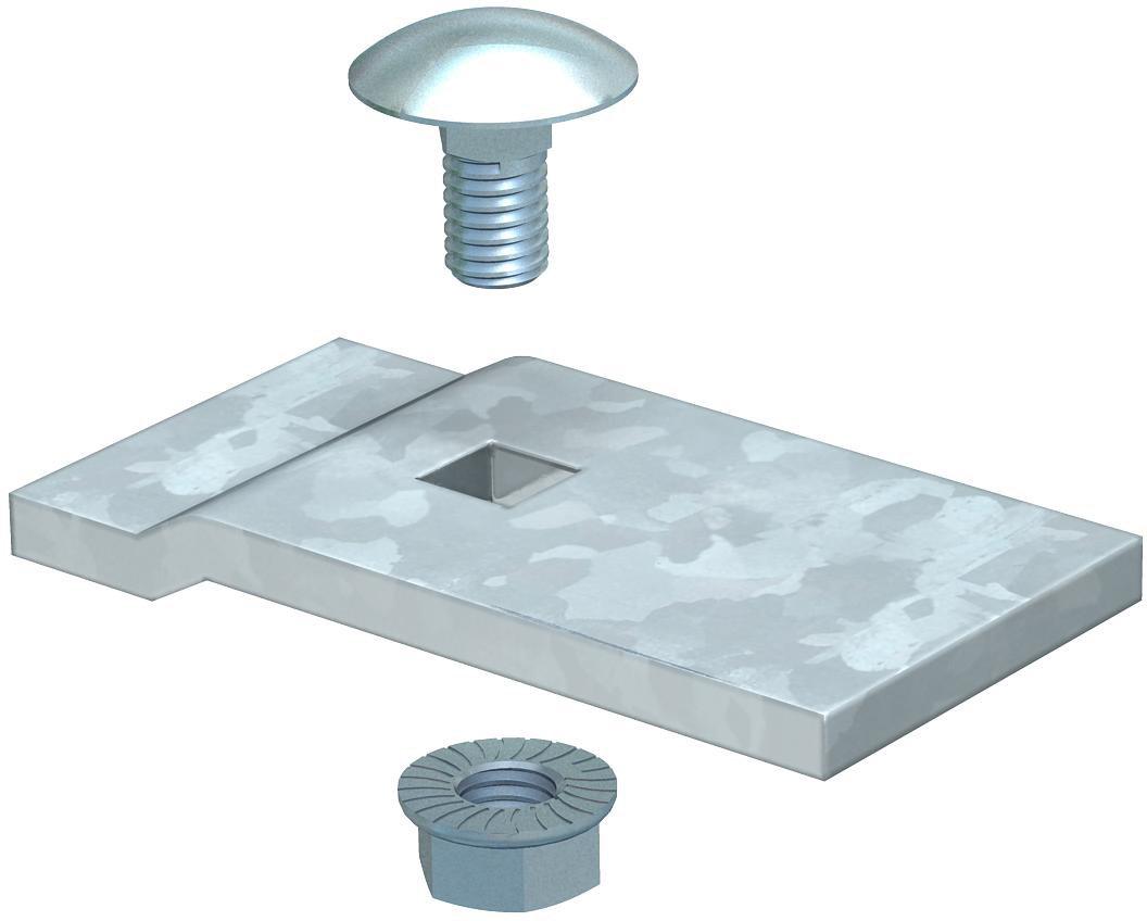 Klemmstück für Kabelleiter L110 60x30 St FT