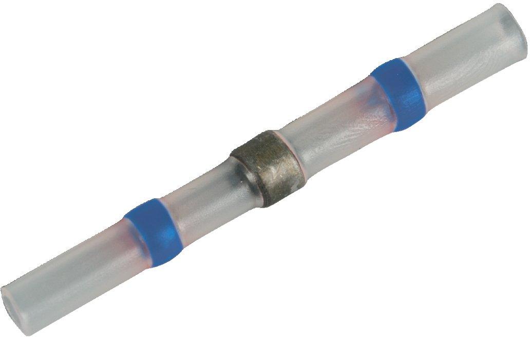 Löt-Schrumpfverbinder transparent 1,5-2,5 mm² blau