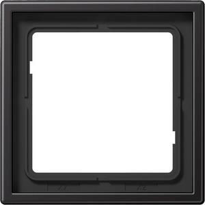 Rahmen 1-fach dark lackiertes Aluminium Serie LS