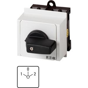Umschalter Kontakte 8 20 A Frontschild 1-0-2 60 ° rastend Verteilere