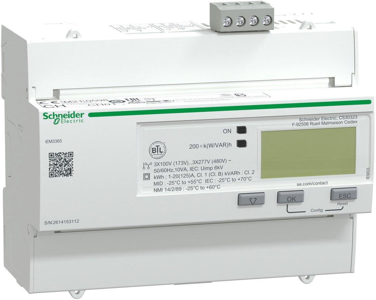 Energiezähler PowerLogic 3-phasig 125A iEM3365