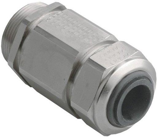 Kabelverschraubung M20 x 1,5 Messing / Vernickelt Progress EMV