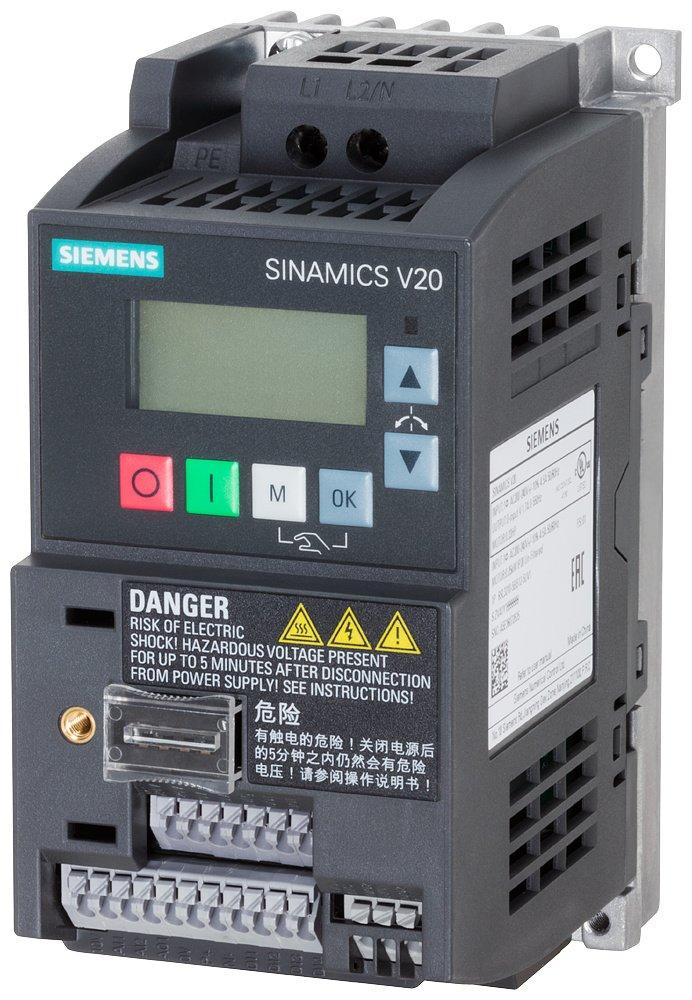 Frequenzumrichter 0,12kW 1x 240V 4DI 2DO 2AI 1AO USS/MODBUS RTU