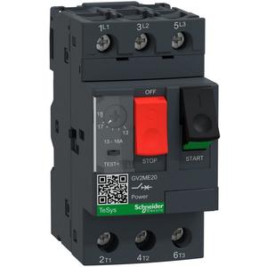 Leistungsschalter für Motorschutz 13 00- 18 00A GV2-ME20