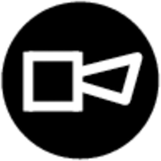 Tastenplatte flach schwarz Symbol Hupe