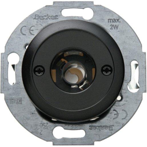 Drucktaster und Lichtsignal E10 mit Zentralstück 1930/Glas/Palazzo sw