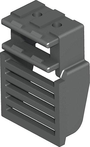Rastleiterverlängerung für Geräteeinsätze/Kassetten PA graphitschwarz