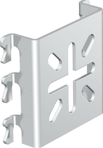 Montageplatte klein für Gitterrinne 110 x 68 mm V4A