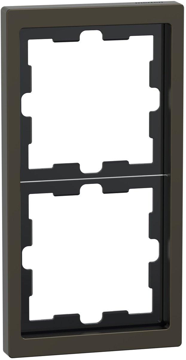 D-Life Metall Rahmen 2-fach Moccametallic
