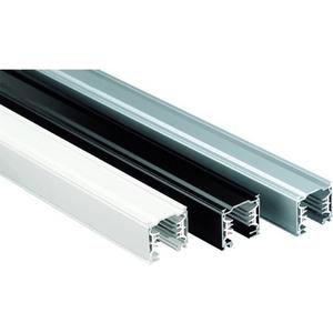 3-Phasen Stromschiene 3000mm eckig,alu eloxiert für Euroadapter