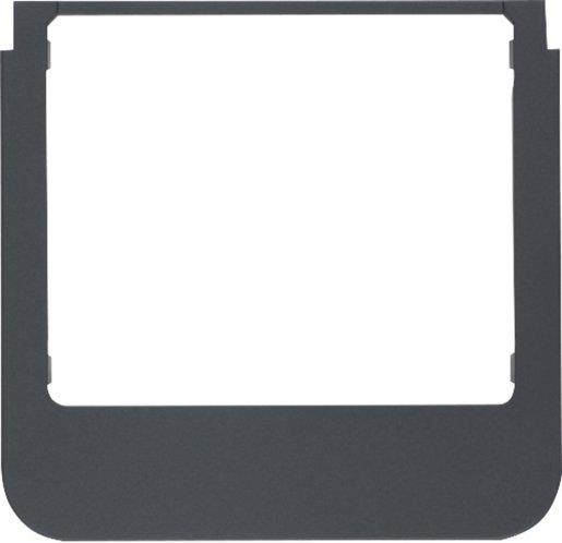 Designrahmen Q.1 rund anthrazit matt