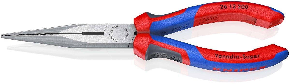 Flachrundzange mit Schneide 200 mm