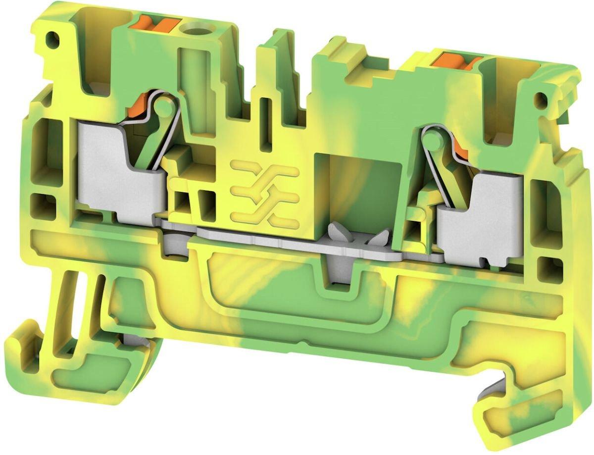 Schutzleiter-Reihenklemme 2,5 mm² grün/gelb