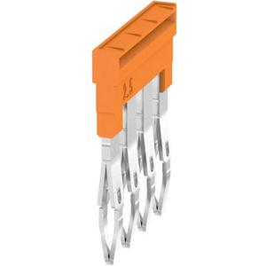 Querverbinder 4-polig Z-Reihe für Klemmen orange