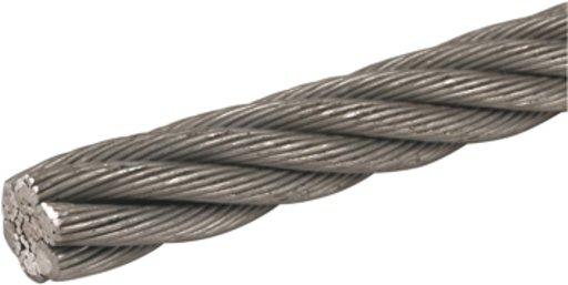 Stahlseil St/galZn 42 mm² ohne Mantel