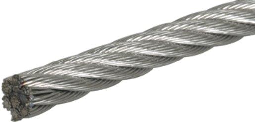 Seil 10mm 7x19x0,68mm NIRO (V4A) R 100m
