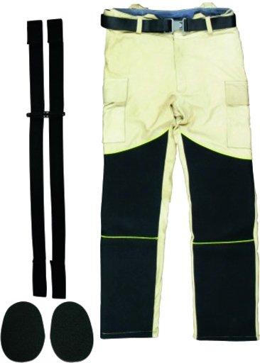 Störlichtbogengeprüfte Schutzhose Gr. 54 einschl. Hosenträger u. Knies