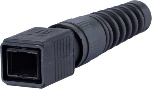 Steckergehäuse mit Push-Pull Knickschutz Industry IP67 V4 plug housing