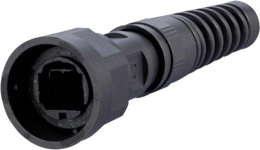 Steckergehäuse Bajonettverschluß Knickschutz Industry IP67 V1 plug housing