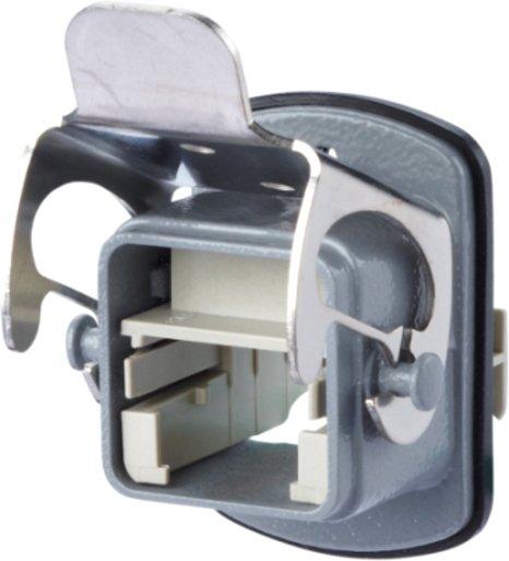 Flanschgehäuse mit Klammerverschluß Industry IP67 V5 metal bulkhead